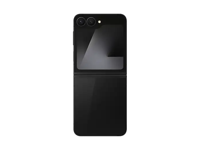 Samsung Galaxy Z Flip7 in Jetblack, zugeklappt