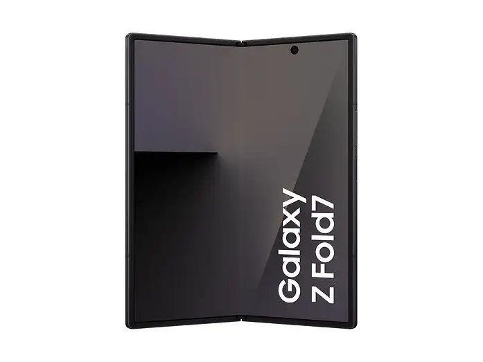 Samsung Galaxy Z Fold7 in Jetblack, aufgeklappt