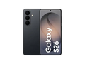 Samsung Galaxy S26 in Black, Rückseite und Vorderseite