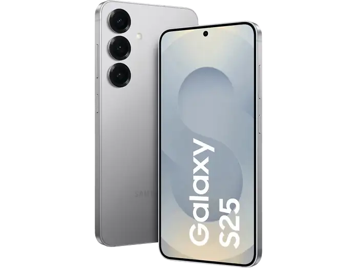 Samsung Galaxy S25 in Silver Shadow