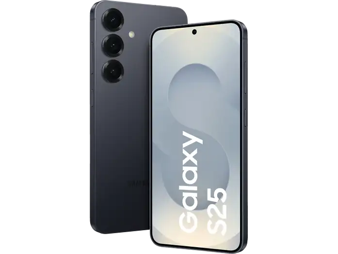 Samsung Galaxy S25 in Navy, Vorderseite