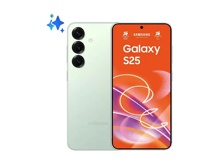 Samsung Galaxy S25 in Mint