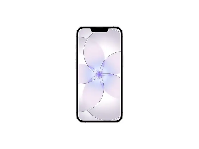 Apple iPhone 17e in Weiß, Vorderseite