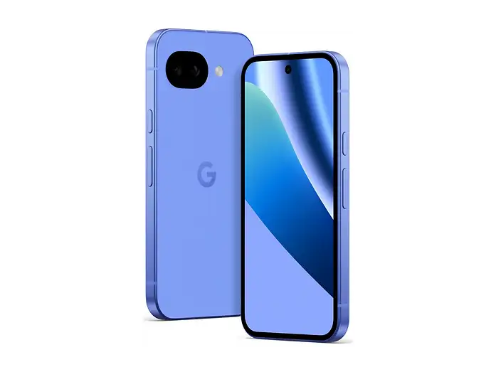 Google Pixel 10a in Lavender, schräg von hinten